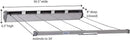 Household Essentials Retractable 5-Line Dryer, White by CozyNest Decor