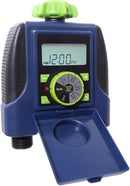 2 Outlet Garden Automatic Water Timer Digital Electronic Solenoid Valve Sprinkler Timer Waterproof Controller System Blue by GreenHaven Gardens