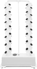Hydroponic Growing Tower System Kit, 56-Plant Vertical Hydroponics Garden Tower with LED Grow Light, for Outdoor Indoor Herbs Fruits Vegetables Smart Garden Planter Kit by GreenHaven Gardens