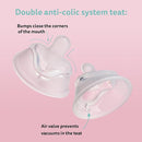 Herobility Double Anti-Colic Silicone Nipples, Baby Bottle Teats, Breast Like Shaped Nipples - Fits Herobility's & Eco Baby Bottles | Pack of 2 (Medium Size) by TinyTreasures Baby Boutique