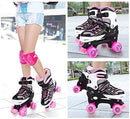 Sowume Adjustable Roller Skates for Girls and Women, All 8 Wheels of Girl's Skates Shine, Safe and Fun Illuminating for Kids by TinyTreasures Baby Boutique