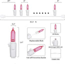 Pink Christmas LED Lights - 2 Pack 100 Count Pink Christmas String Lights for Tree, Bedroom, Wedding, Indoor/Outdoor Valentines Day Decorations, 2 Sets 33 Feet White Wire, UL Certified, Connectable by GreenHaven Gardens
