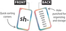Teacher Created Resources Initial Consonants, Blends & Digraphs Flash Cards (EP62044) 3-1/8" x 5-1/8" by TinyTreasures Baby Boutique