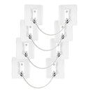 Furniture Anchors 4 Pairs No Drill Heavy Duty Anchors Fridge Lock Adjustable Self-Adhesive Safety Anti Tip Straps for Baby Proofing 220lbs Tension Earthquake Resistant Metal Straps Prevent Falling by TinyTreasures Baby Boutique