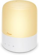 Crane Top Fill Mini Humidifier for Bedroom and Nursery 3-in-1 Essential Oil Diffuser Sleep Light 0.5 Gallon Baby Humidifier by TinyTreasures Baby Boutique