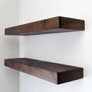 Modern Floating Shelves 3 Inches Thick for Wall, Wide Shelves for Kitchen, Living Room, Bedroom, and Bathroom, Natural Pine Wood, Rustic Wooden Shelf, (Set of 2) (Provincial, 48Lx3Hx8D) by CozyNest Decor