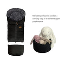 0-5T Length Ajustable Waterproof Stroller Winter Cover for All Stroller, XL Stroller Bunting Bag, Outdoor Tour Winter Stroller Sleeping Bag Infant to Toddler to Pre School by TinyTreasures Baby Boutique