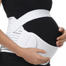 FITTOO Maternity Belt Back Support Belly Band Pregnancy Belt Support Brace Abdominal Binder Waist Support White XL by TinyTreasures Baby Boutique
