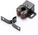 Alise Cabinet Door Latch,Cupboard Closet Doors Catch Closer Double Ball Roller Latches,Cold Rolled Steel Oil-Rubbed Bronze Copper CA1000-12P(Pack of 12) by TinyTreasures Baby Boutique
