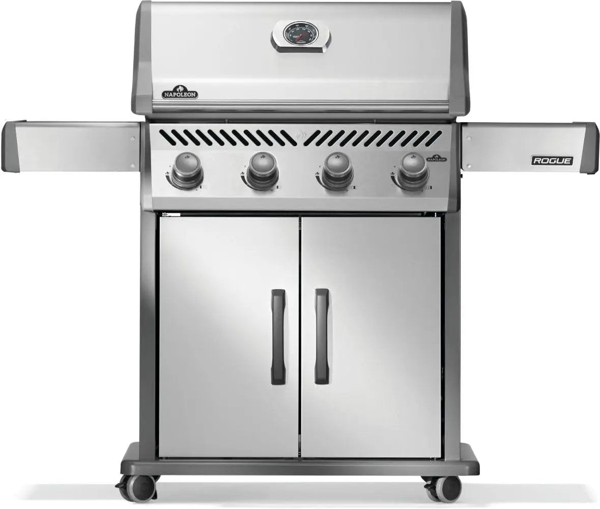 Napoleon Rogue 525 Propane Gas Grill, Stainless Steel, Durable 4-Burner Outdoor BBQ