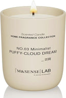 M&SENSE Natural Soy Candle| Puffy-Cloud Dream | 5.3 oz | Minimalist Scented Candle for Relaxation, Gifting, Home Décor | for Bedroom, Office, Party Small by CozyNest Decor