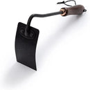 Barebones Square Hand Hoe - Garden Hoe for Weeding with a Long Handle - Japanese Gardening Tool, Sickle Garden Tool (Black/Walnut) by GreenHaven Gardens