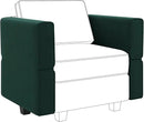Belffin Modular Sofa Armrest Backrest Module for Modular Sectional Sofa Couch Side Armrest, Backrest Velvet Green by CozyNest Decor
