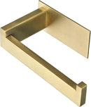 Toilet Paper Holder, Self Adhesive Tissue Holder Stainless Steel Rustproof Paper Roll Holder, No Drilling Easy to Install, Toilet Paper Rack Suitable for Office, Bathroom (Brushed Gold) by CozyNest Decor