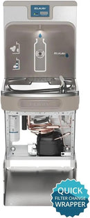 Elkay LZS8WSSP Enhanced Bottle Filler & Single ADA Cooler Refrigerated Stainless High Capacity Lead Drop Down Wrapper by CozyNest Decor