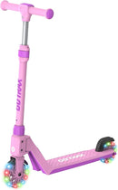 Gotrax K03 Kick Scooter for Kids, 5" LED RGB Lighted Wheels, 4.6 Lbs Lightweight and One-Click Detachable Design, Height Adjustable Handlebars, Anti-Slip Deck and Max Load 110 Lbs for Boy&Girl Age 3+ by TinyTreasures Baby Boutique