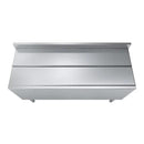 AmGood 18.5 in. x 48 in. Underbar Ice Bin with Sliding Lid | NSF | Stainless Steel Ice Chest with Sliding Lid by CozyNest Decor