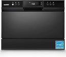 COMFEE’ Countertop Dishwasher, Energy Star Portable Dishwasher, 6 Place Settings & 8 Washing Programs, Speed, Baby-Care, ECO& Glass, Dish Washer for Dorm, RV& Apartment, Black by CozyNest Decor