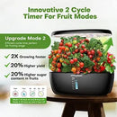Ahopegarden Indoor Garden Hydroponics Growing System: 12 Pods Plant Germination Kit Garden Kit Growth Lamp Countertop with LED Grow Light Hydrophonic Planter Grower Harvest Vegetable Lettuce by GreenHaven Gardens