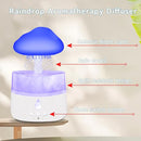 Rain Cloud Humidifier, Rain Humidifierrain Humidifier Water Drip, Water Drip Rain Sounds for Sleeping, Mushroom Waterfall Lamp, Desk Humidifiers for Office (white) by TinyTreasures Baby Boutique