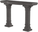 Emsco Group 2316 Lightweight Natural Sandstone Garden Shelf with Columns, 48", Granite by GreenHaven Gardens