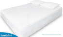 SureGuard Full Size Mattress Protector - 100% Waterproof, Hypoallergenic - Premium Fitted Cotton Terry Cover White by TinyTreasures Baby Boutique