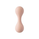 mushie Silicone Baby Shaker Rattle Toy | Ages 3+ Months (Blush) by TinyTreasures Baby Boutique