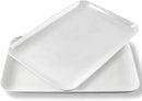 DELLING Large Serving Platter, 18" x 12.3" Serving Tray-Set of 2, White Platters for Serving Food, Serving Trays for Party, Fruit, Appetizer, Serving Trays for Entertaining at Parties and Weddings by CozyNest Decor