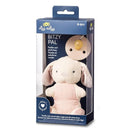 Itzy Ritzy Pacifier & Lovey Set - Natural Rubber Pacifier with Stuffed Animal Lovey - Detachable Plush Bunny Binky Holder & Coordinating Natural Rubber Binky, Ideal for Ages 0-6 Months (Bunny) by TinyTreasures Baby Boutique