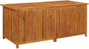 vidaXL Outdoor Storage Box, [Load Capacity Gallon] Deck Box with Gas-Lift Lid, Storage Chest with Water-Resistant Zippered Bag Inside, 68.9''x31.5''x29.5'', Solid Acacia Wood by GreenHaven Gardens