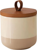 Coffee Canister, Ceramic Food Storage Jars with Lids Salt Matcha Container Brown Sugar Container Bowl for Kitchen Tea, Coffee Beans, Spice (
