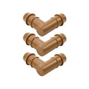 Dnyta 20pcs 1/2 Inch Drip Irrigation Elbow Fittings Elbow Connector (17mm) Drip Irrigation Fittings for Most 1/2" Irrigation Tubing or Sprinkler Systems by GreenHaven Gardens