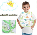 Baby bibs Waterproof Toddler bib - Feeding bib with Pocket for Infant Boy Girl Washable 6-36M by TinyTreasures Baby Boutique