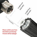 Sooprinse Pressure Washer Gun with Foam Cannon Snow Foam Lance, Short Pressure Washer Gun with Foam Cannon with 1/4 Inch Quick Connector, Power Washer Foam Blaster with Car Wash Mitt, 4000 PSI,1 Liter by GreenHaven Gardens