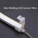 SLN 10 Pack Solderless Strip to Wire Connectors for 6x12mm Strip Light Neon by Kings Outdoor Lighting