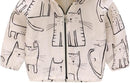 TUIJI Toddler Boys Girls Cartoon Print Zip Jacket Hooded Trench Lightweight Kids Coats Windbreaker Outdoor Cute Dust Coats by TinyTreasures Baby Boutique