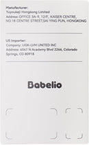 Babelio White Noise Sound Machine, Night Light, Mini and Portable, 15 Non-looping Sounds, Timer, Memory Function, for Adults Baby, Travel, White by TinyTreasures Baby Boutique
