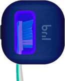 Bril UV-C Toothbrush Sanitizer and Holder, Portable Cleaner, Travel Cover, Magnetic Holder, and Rechargeable Case for Any Size Toothbrush, Navy by CozyNest Decor