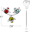Owl Stained Glass Bird Suncatcher for Window,Best Bird Gifts for Bird Lovers Women,Stained Glass Bird Window Hangings,Best Teacher Gifts,Birthday Gifts,Housewarming Gifts by GreenHaven Gardens