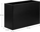 Heavy-Duty Steel Planter Box 30”x12”x24”, Rust-Resistant Large Outdoor & Indoor Plant Container, Metal Garden Box with Drainage Holes & Reinforced Edges by GreenHaven Gardens