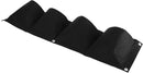 Atyhao Vertical Hanging Outdoor Wall Planter 4Pcs 4 Pocket Plant Grow Bag Wall Mounted Reusable Degradable Felt Garden Planter Herbs, Succulents Artificial Pl or Flowers. (Black) by CozyNest Decor