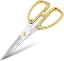 Japanese Garden Clippers, Houseplant plant shears, Floral Pruner Botanical Flower Stem scissors, Gardening Shears with Straight Stainless Steel Blades, Easy Use Garden Tools (golden-k26) by GreenHaven Gardens