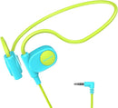Kid Headphones for School, Air Conduction Open Ear Headphones, 3.5mm Jack Wired Cord, Ultra-Comfort, Ergonomic and Lightweight Design Perfect for School and Outdoor Activities-Blue Green by TinyTreasures Baby Boutique