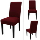 JQinHome 4 Pcs Dining Chair Slipcover, High Stretch Removable Washable Chair Seat Protector Cover for Home Party Hotel Wedding Ceremony by CozyNest Decor