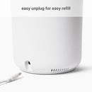 Hey Dewy Wellness Humidifier - for home, office, bathroom spa, or bedroom, with cool utrasonic mist hydration (Sand) by TinyTreasures Baby Boutique