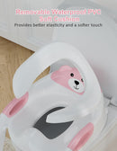 Potty Training Seat with Step Stool Ladder, Potty Training Toilet Seat with Soft Seat Splash Guard, Adjustable Height, 2 in 1 Potty Seats for Toddlers Kids Boys Girls by TinyTreasures Baby Boutique
