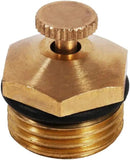 5pcs Brass Misting Nozzles Adjustable 1/2 inch Centrifugal Water Atomizing Spray Nozzle Mist Sprinkler Jet Water Save Sprinklers for Outdoor Cooling System Agricultural Lawn Garden Irrigation by GreenHaven Gardens