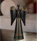 Regal Art & Gift Angel Statue - Metal Indoor/Outdoor Garden Statue Deals, Elegant Garden Decor, Beautiful Gifts for Women, Exquisite Angel Statues for Garden,23-Inch, Black/Gold by CozyNest Decor