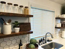 joelsantiques 36 Inch Wooden Floating Shelves for Wall - 36x8x2 in - Made of Natural Wood - Heavy Duty Rustic Wall Shelves - Made in USA - Perfect for Living Room, Kitchen - Mocha by CozyNest Decor