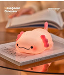 ATSUI Axolotl Night Light, LED Squishy Novelty Animal Lamp, Food Grade Silicone, 3 Level Dimmable, Breastfeeding Nursery Nightlight for Room Decor, Funny Gifts Stuff for Boys Girls Baby Children by TinyTreasures Baby Boutique